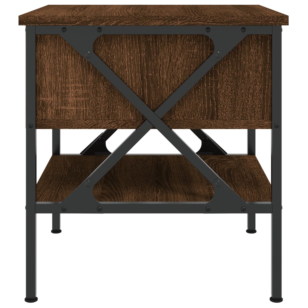  Nočné stolíky 2 ks hnedý dub 40x42x45 cm kompozitné drevo