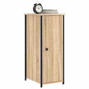 vidaXL Bedside Cabinet Sonoma Oak 32x42x80 cm Engineered Wood