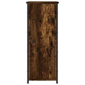 Noční stolky 2 ks kouřový dub 32 x 42 x 80 cm kompozitní dřevo - obrázek 6