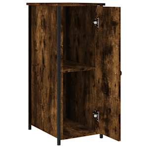 Noční stolky 2 ks kouřový dub 32 x 42 x 80 cm kompozitní dřevo - obrázek 7