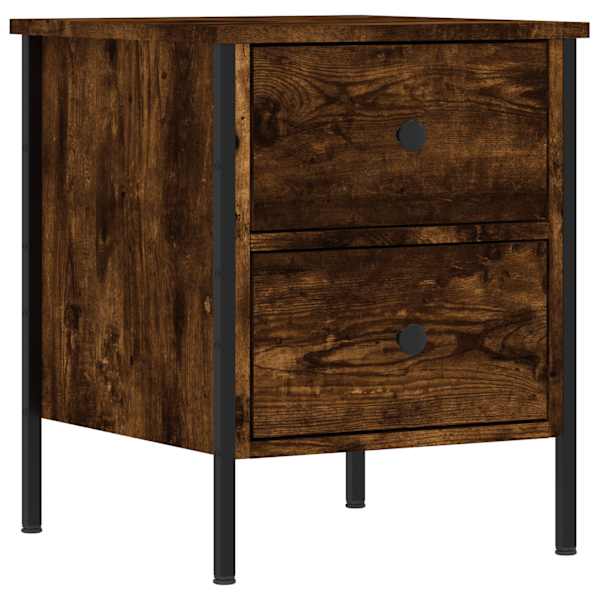 vidaXL &ouml;&ouml;kapp, suitsutatud tamm, 40 x 42 x 50 cm, tehispuit
