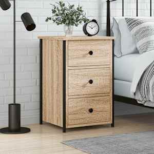 Nočna omarica sonoma hrast 40x36x60 cm inženirski les