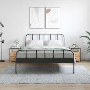 Nočna omarica 2 kosa sonoma hrast 34x35,5x50 cm inženirski les