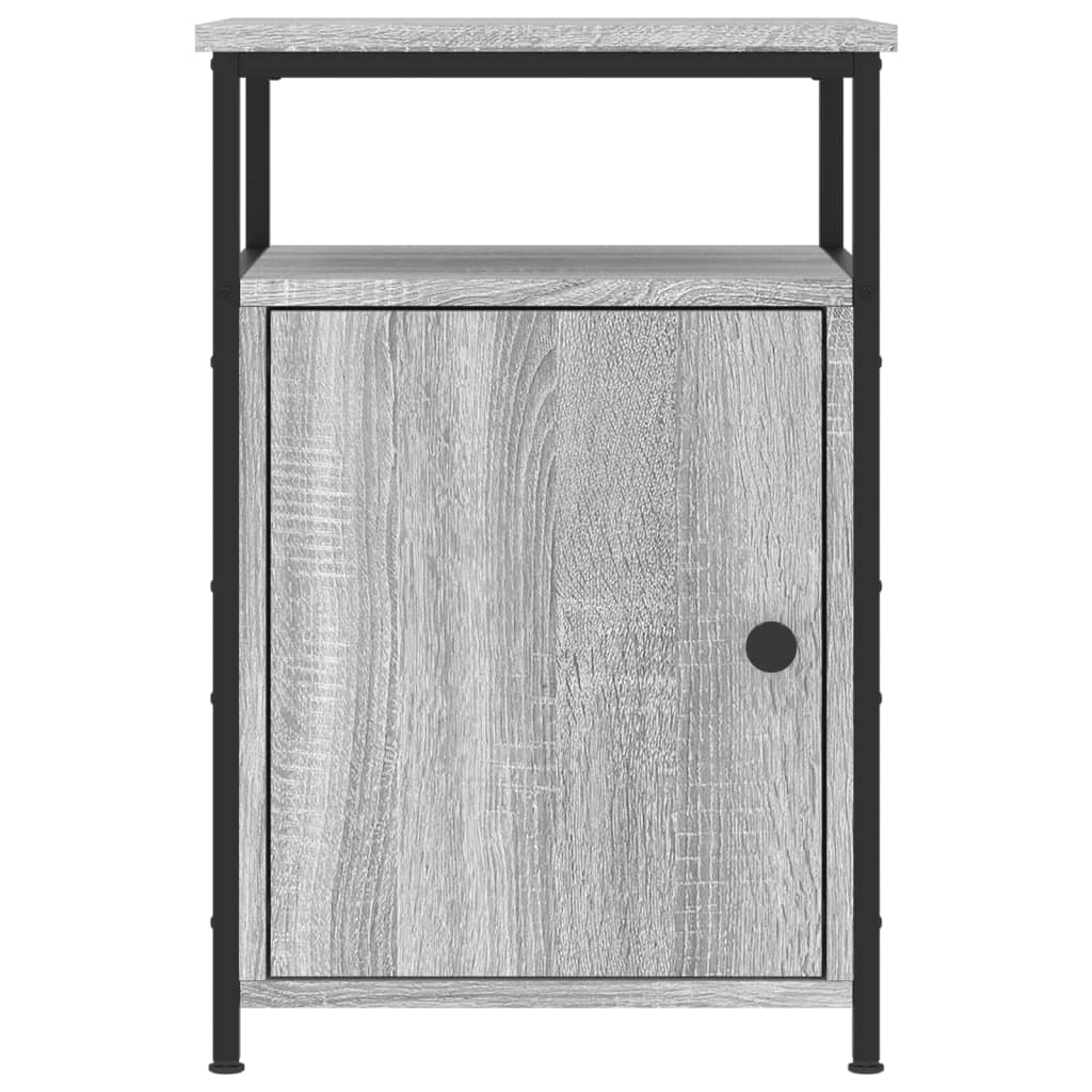  Nočné stolíky 2 ks sivé sonoma 40x42x60 cm kompozitné drevo