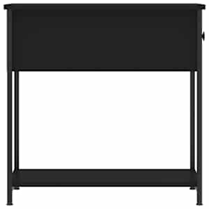 Noční stolek černý 30 x 60 x 60 cm kompozitní dřevo - obrázek 7