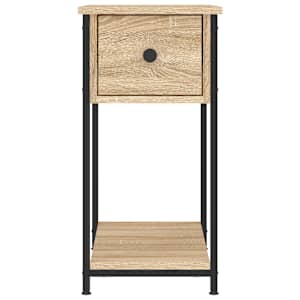 Noční stolky 2 ks dub sonoma 30 x 60 x 80 cm kompozitní dřevo - obrázek 6