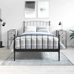 Nočna omarica 2 kosa siva sonoma 32x42x70 cm inženirski les