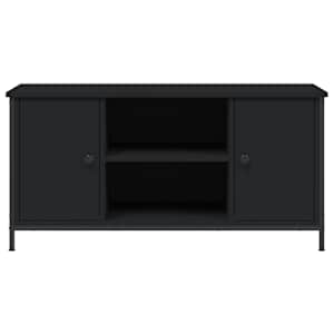 TV skříňka černá 100 x 40 x 50 cm kompozitní dřevo - obrázek 6