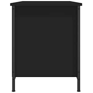 TV skříňka černá 100 x 40 x 50 cm kompozitní dřevo - obrázek 7