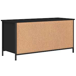 TV skříňka černá 100 x 40 x 50 cm kompozitní dřevo - obrázek 8