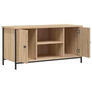 TV skříňka dub sonoma 100 x 40 x 50 cm kompozitní dřevo - obrázek 5