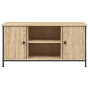 TV skříňka dub sonoma 100 x 40 x 50 cm kompozitní dřevo - obrázek 6