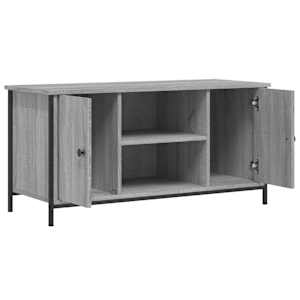TV skříňka šedá sonoma 100 x 40 x 50 cm kompozitní dřevo - obrázek 5