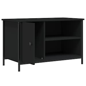 TV skříňka černá 80 x 40 x 50 cm kompozitní dřevo - obrázek 5