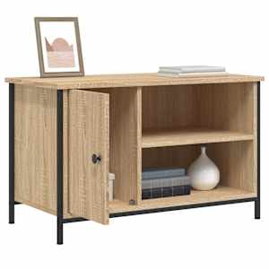 TV skříňka dub sonoma 80 x 40 x 50 cm kompozitní dřevo - obrázek 4
