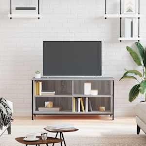 TV skříňka šedá sonoma 100 x 40 x 50 cm kompozitní dřevo - obrázek 1