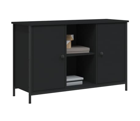 vidaXL TV-taso musta 100x35x65 cm tekninen puu