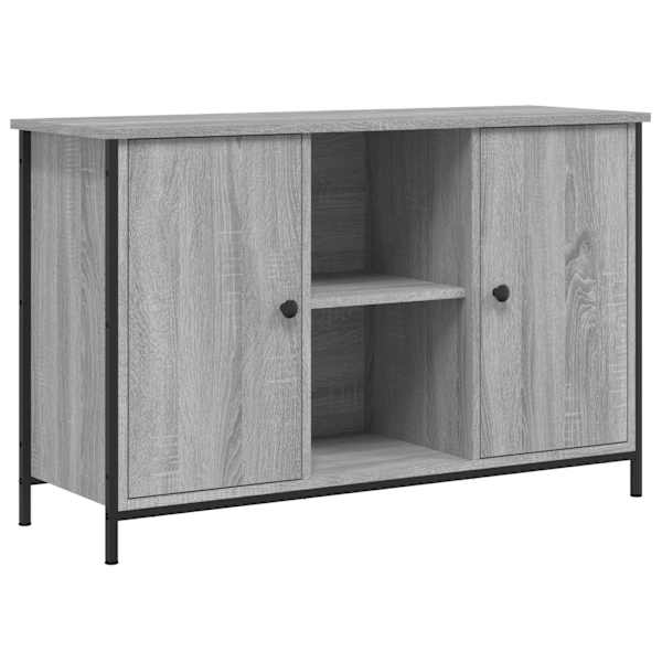 vidaXL telerikapp, hall Sonoma tamm, 100 x 35 x 65 cm, tehispuit
