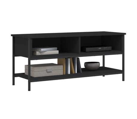 vidaXL TV-Schrank Schwarz 100x35x45 cm Holzwerkstoff