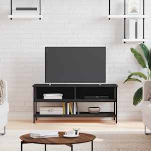 TV skříňka černá 100 x 35 x 45 cm kompozitní dřevo - obrázek 1