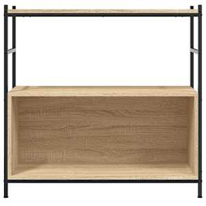 Knihovna dub sonoma 80 x 30 x 78,5 cm kompozitní dřevo a železo - obrázek 4