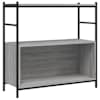 vidaXL raamaturiiul, hall Sonoma tamm, 80x30x78,5 cm, tehispuit/raud
