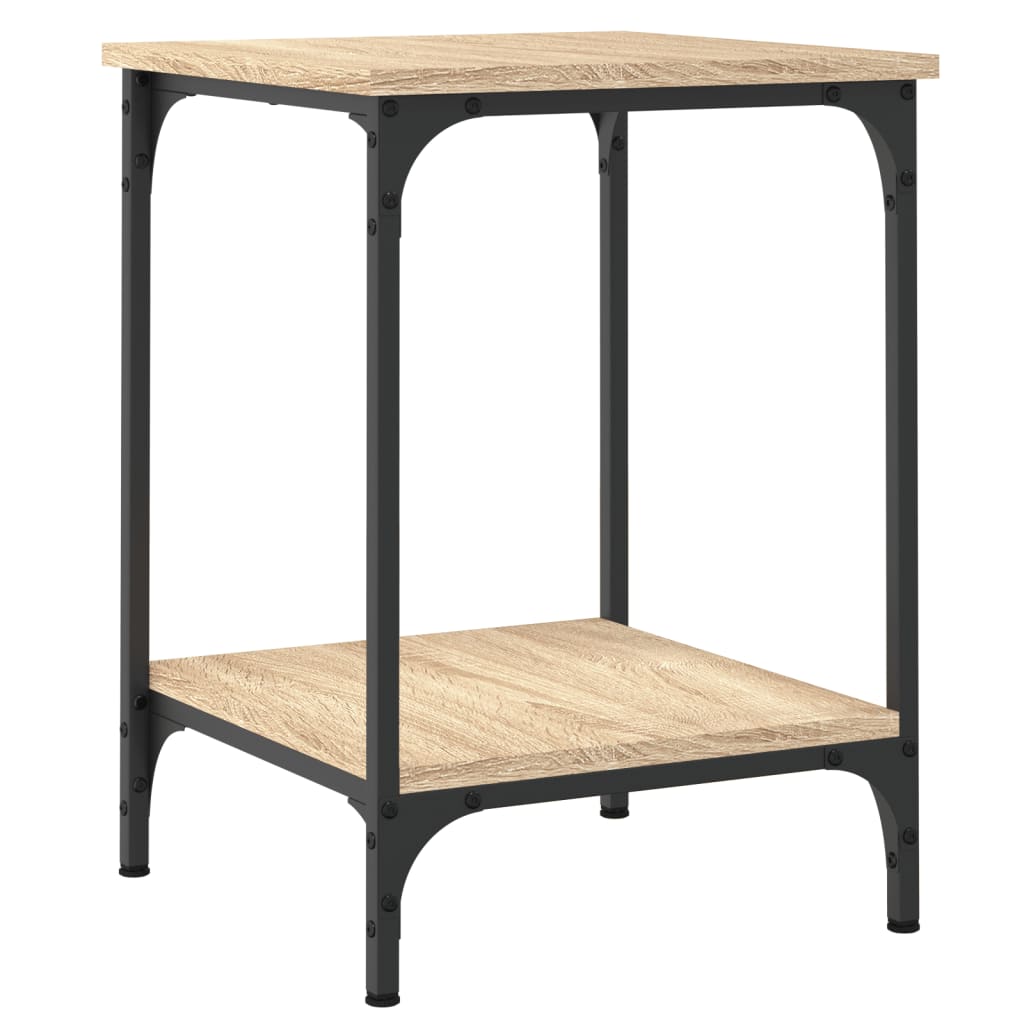E-shop vidaXL Konferenčný stolík dub sonoma 40x40x55 cm kompozitné drevo