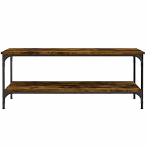 Konferenční stolek kouřový dub 100x55x40 cm kompozitní dřevo - obrázek 4