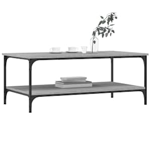 Konferenční stolek šedý sonoma 100x55x40 cm kompozitní dřevo - obrázek 3