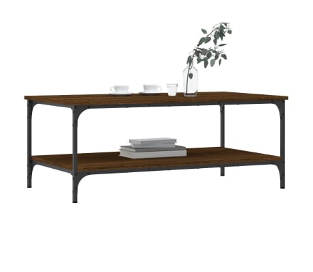 vidaXL Măsuță de cafea, stejar maro, 100x55x40 cm, lemn prelucrat