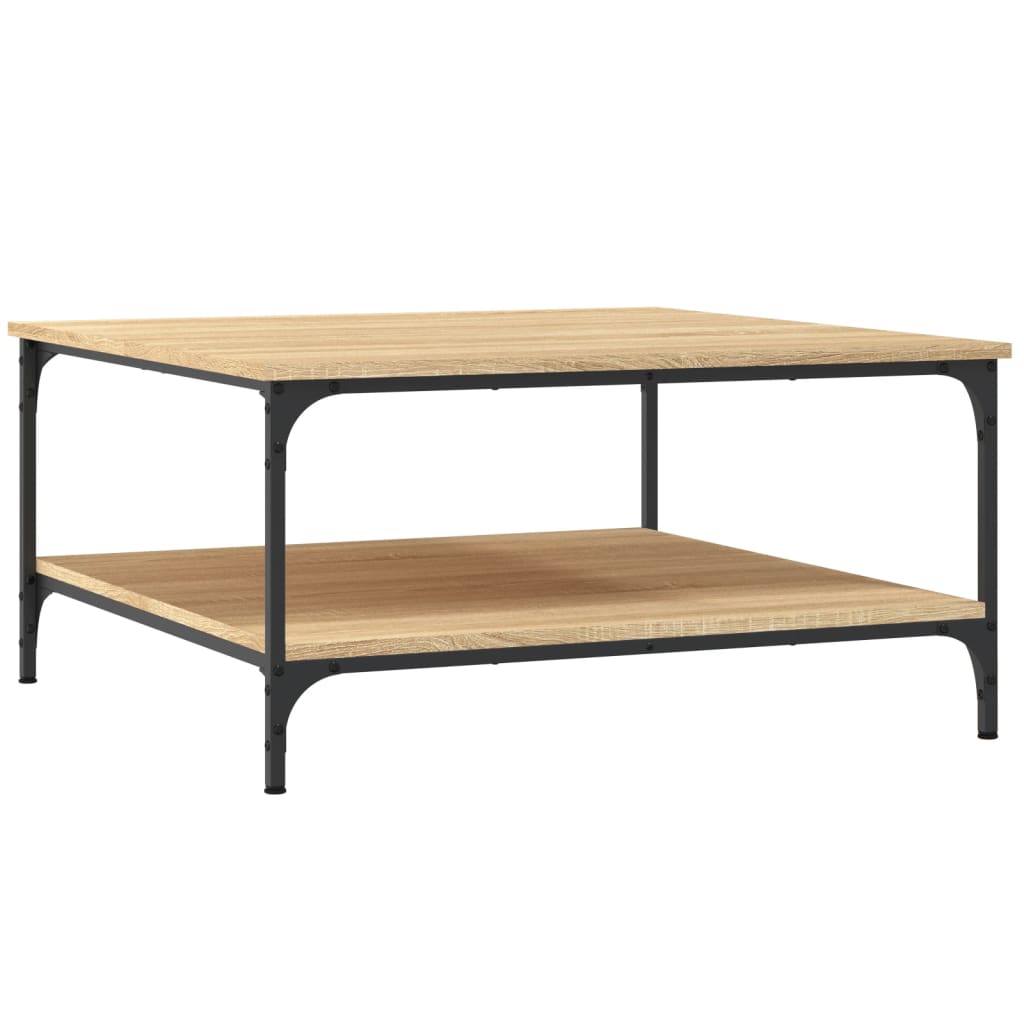 vidaXL Konferenční stolek dub sonoma 80 x 80 x 40 cm kompozitní dřevo