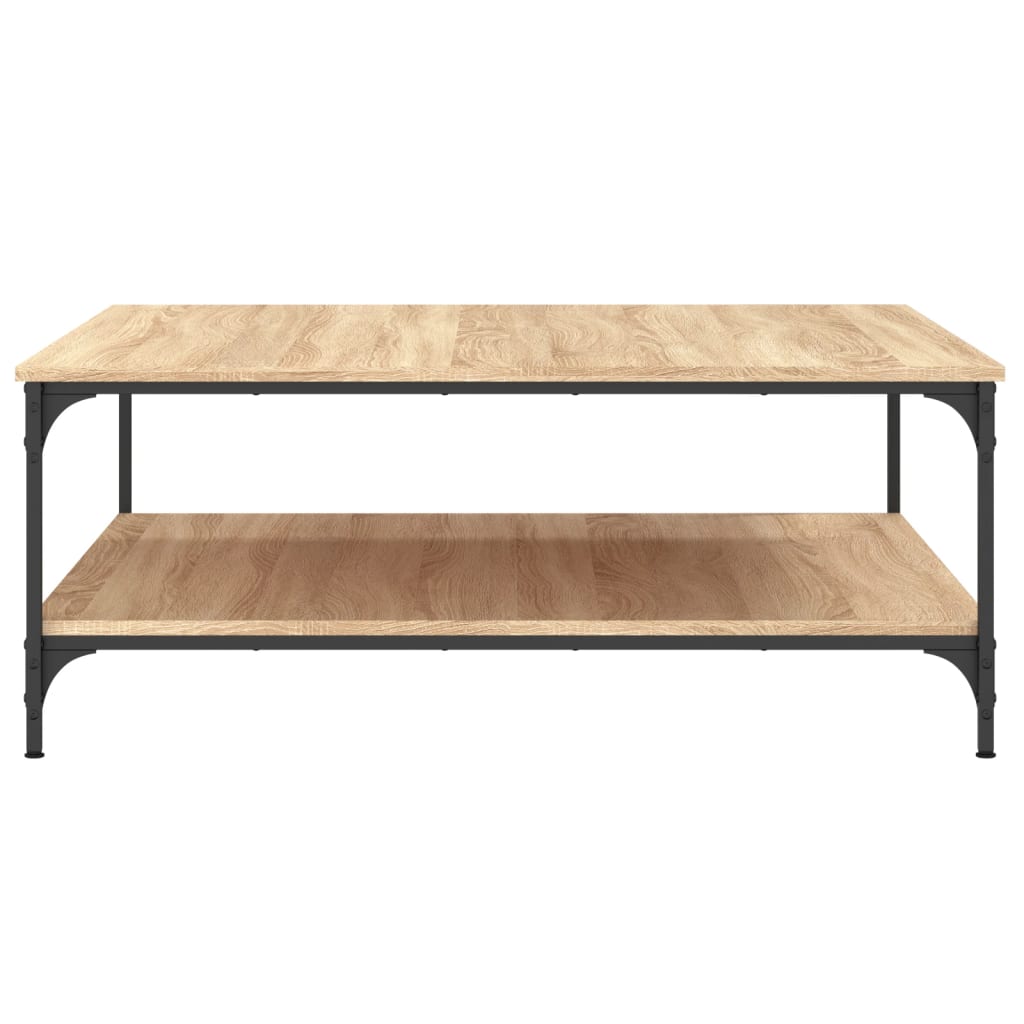  Konferenčný stolík dub sonoma 100x100x40 cm kompozitné drevo