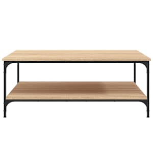 Konferenční stolek dub sonoma 100x100x40 cm kompozitní dřevo - obrázek 4