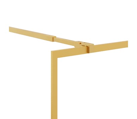 Begehbare Duschwand Mit Mattiertem ESG-Glas | 100x195 Cm | Spritzfest & Leicht Zu Reinigen