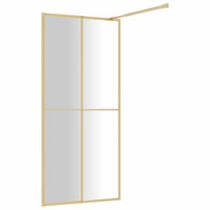 Zástěna do průchozí sprchy čiré ESG sklo zlatá 80 x 195 cm - obrázek 5