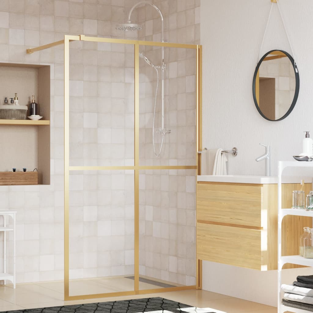 Walk-in Shower Enclosure Bathroom Wall Panel Screen Tempered Glass vidaXL - Picture 62 of 79