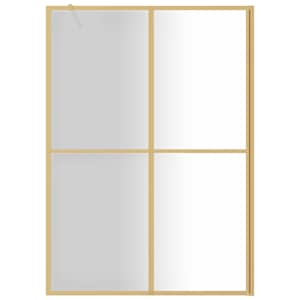 Zástěna do průchozí sprchy čiré ESG sklo zlatá 140 x 195 cm - obrázek 3