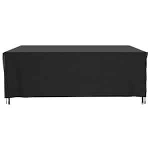 Plachta na zahradní nábytek černá 260x260x90cm nepromokavá 420D - obrázek 4