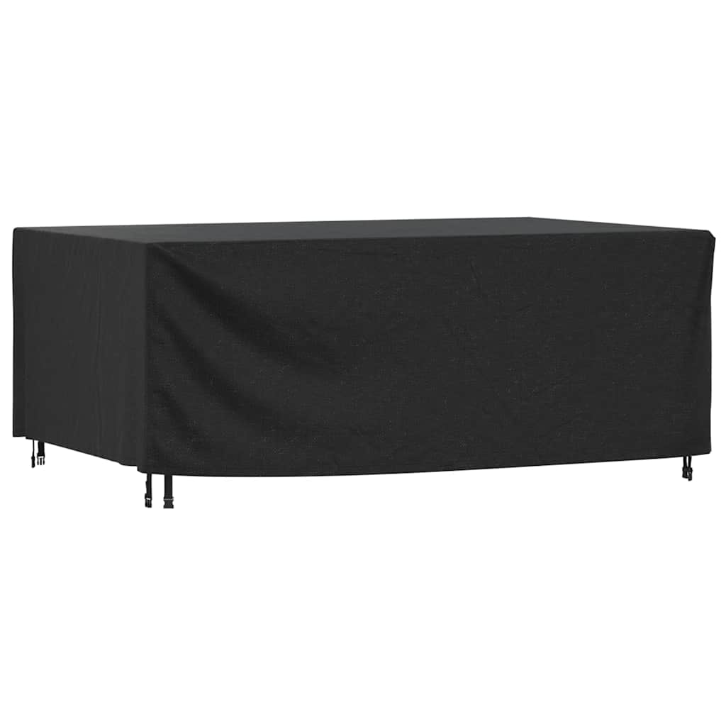 vidaXL Husă mobilier de grădină negru 240x140x90 cm impermeabilă 420D