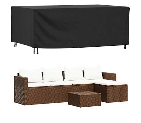 vidaXL havem&oslash;belovertr&aelig;k 240x140x90 cm vandt&aelig;t 420D sort