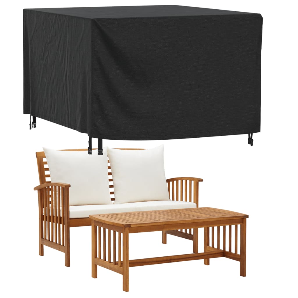 vidaXL Husă mobilier de grădină negru 135x135x90 cm impermeabilă 420D