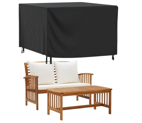 vidaXL Garden Furniture Cover Black 135x135x90 cm Waterproof 420D
