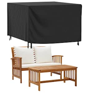 vidaXL Garden Furniture Cover Black 135x135x90 cm Waterproof 420D