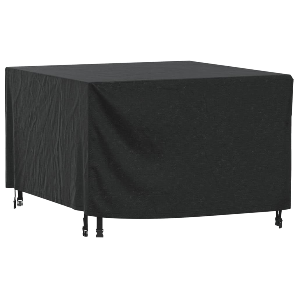 vidaXL Capa p/ mobiliário jardim 113x113x73 cm impermeável 420D preto