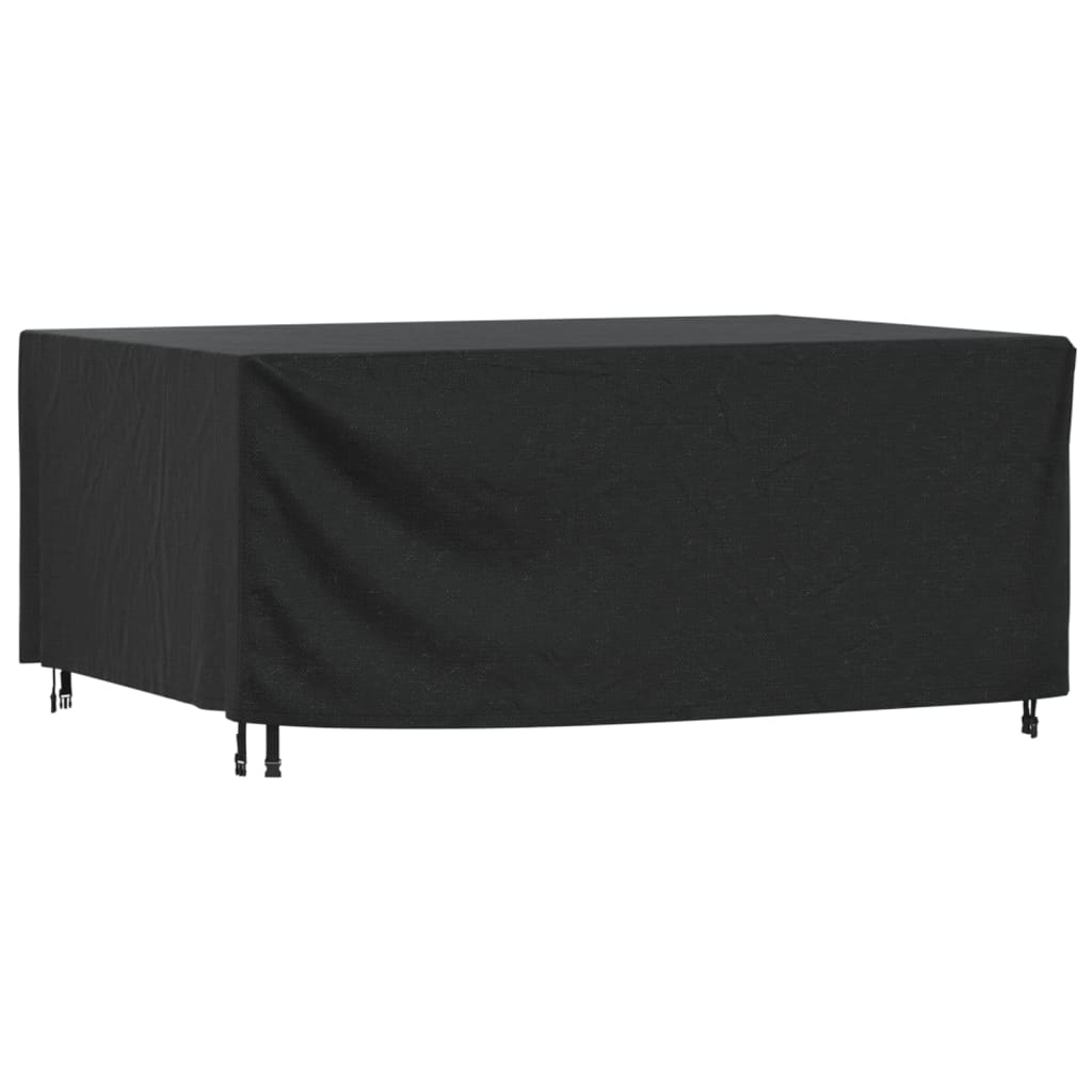 vidaXL Gartenm&ouml;bel-Abdeckung Schwarz 225x143x90 cm Wasserdicht 420D