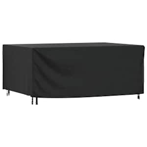 Plachta na zahradní nábytek černá 225x143x90cm nepromokavá 420D - obrázek 1