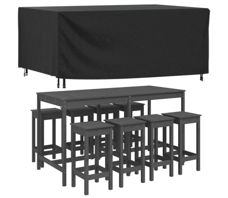 vidaXL havem&oslash;belovertr&aelig;k 225x143x90 cm vandt&aelig;t 420D sort