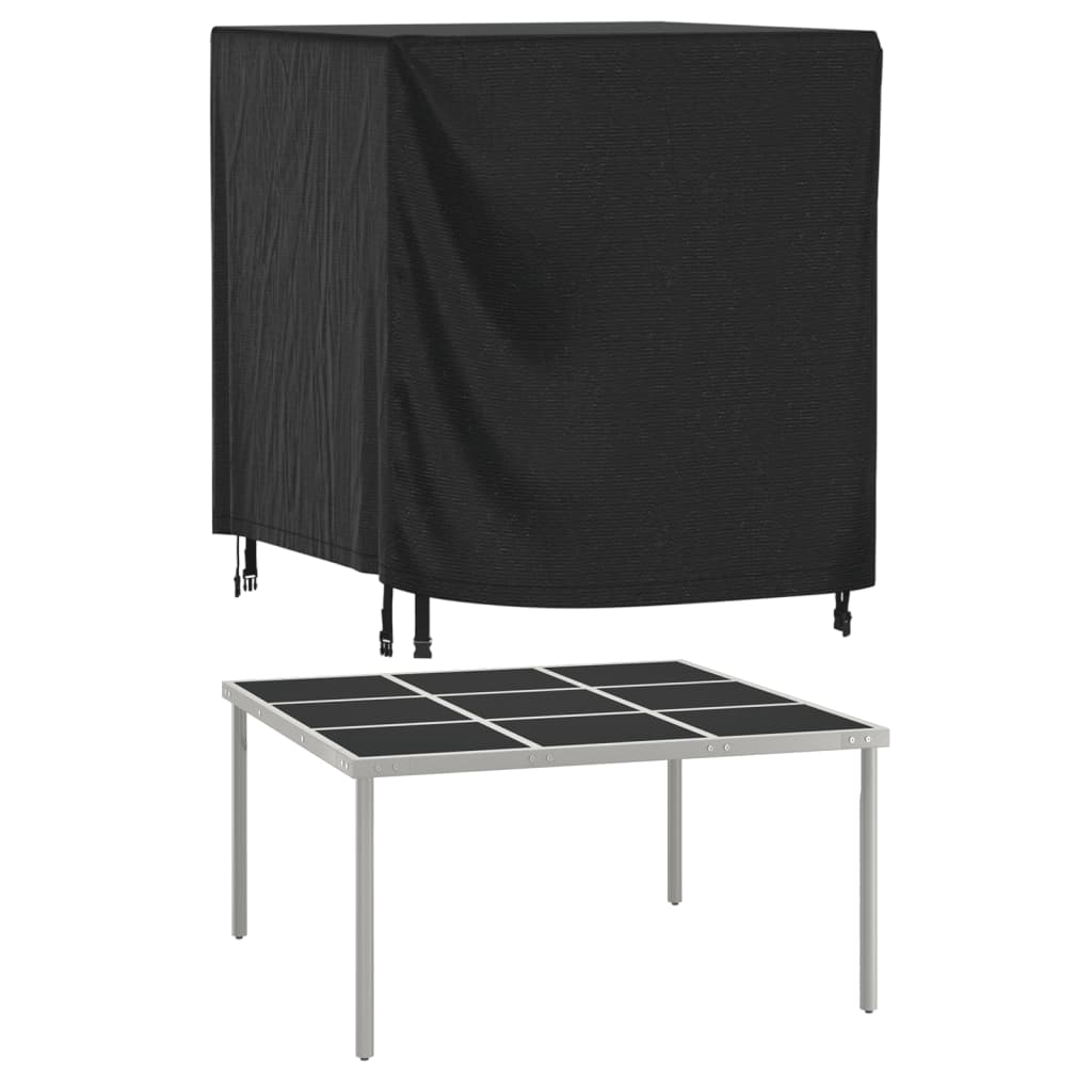 vidaXL Husă mobilier de grădină negru 116x100x120 cm impermeabilă 420D