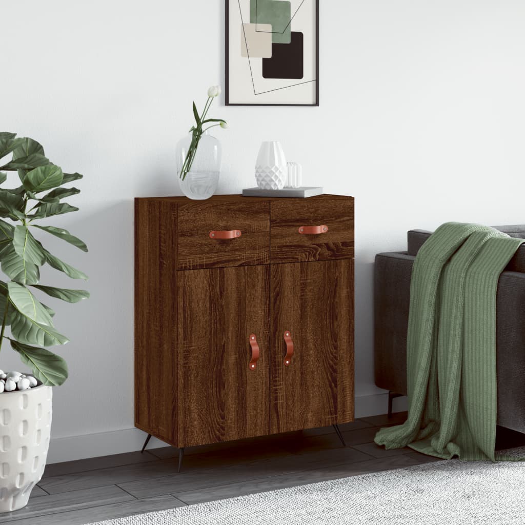 vidaXL Sideboard Braun Eichen-Optik 69,5x34x90 cm Holzwerkstoff