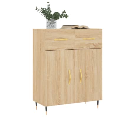 vidaXL Dulap, stejar sonoma, 69,5x34x90 cm, lemn compozit